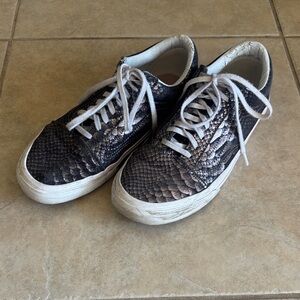 Vans Snakeskin Metallic Sneakers